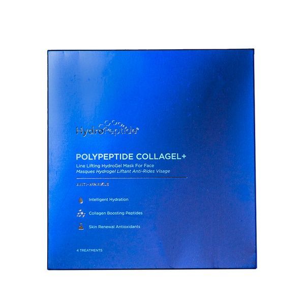 Гідрогелева маска проти зморшок для обличчя - HydroPeptide Polypeptide Collagel Mask For Face 4 Pack RPCF-MM фото