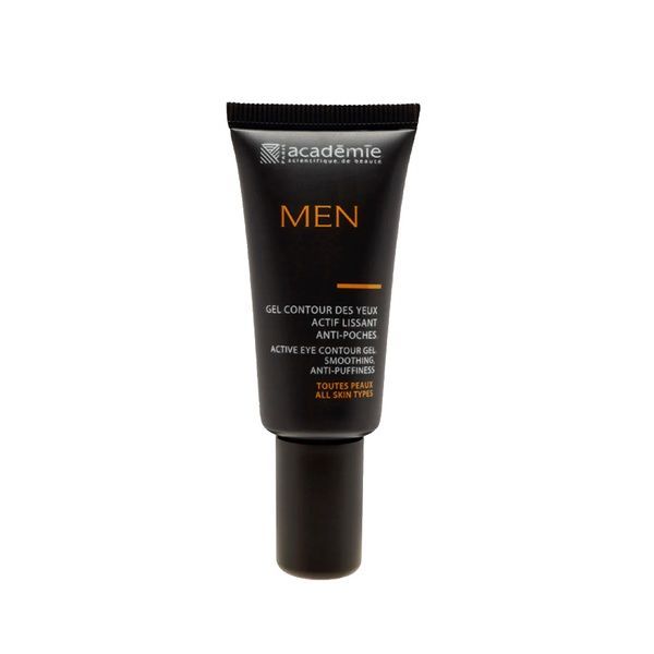 Гель для контуру очей проти набряків та зморшок - Academie Men Active Eye Contour Gel, Smoothing Anti-Puffiness 4540000-MM фото