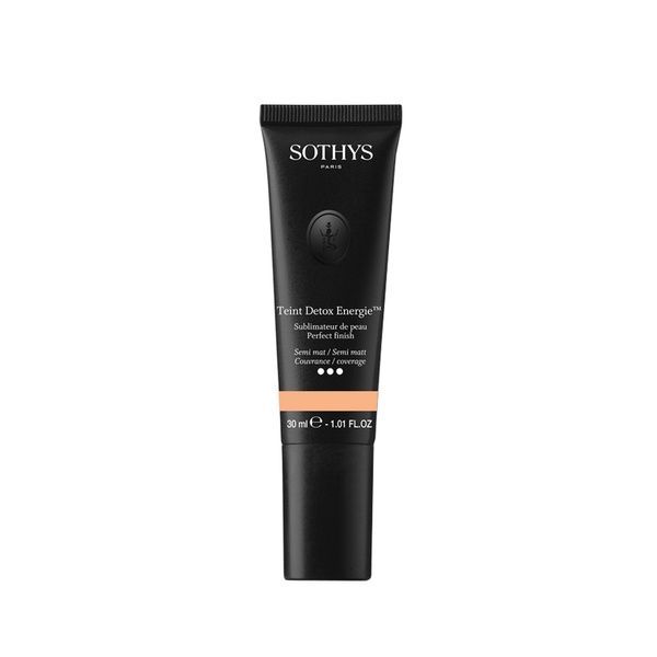 Тональний крем для обличчя з напівматовим фінішом - Sothys Teint Detox Energie - C10 Porcelaine 218000-MM фото