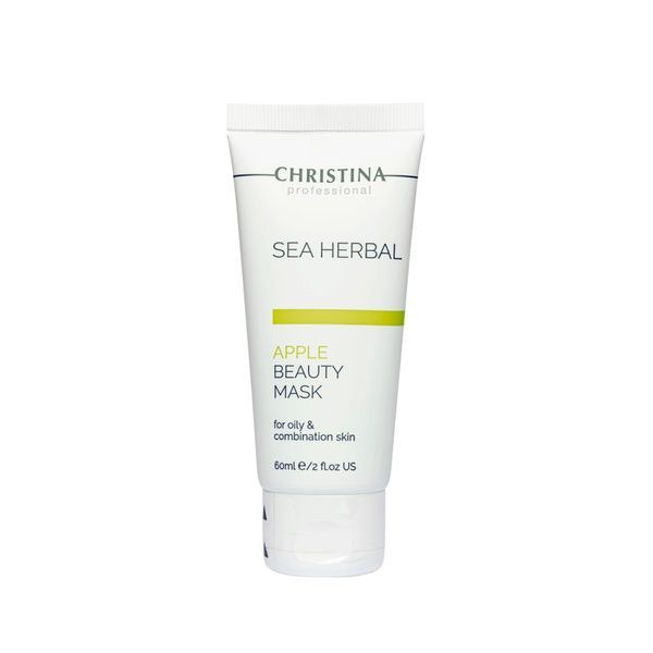 Яблучна маска краси для жирної та комбінованої шкіри - Christina Sea Herbal Beauty Mask Green Apple CHR058-MM фото