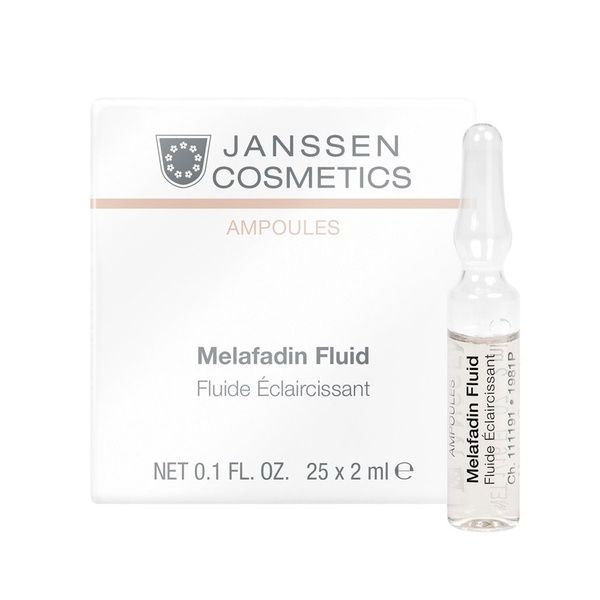 Сироватка освітлювальна для обличчя в ампулах - Janssen Cosmetics Ampoules Melafadin Fluid 1981P-MM фото
