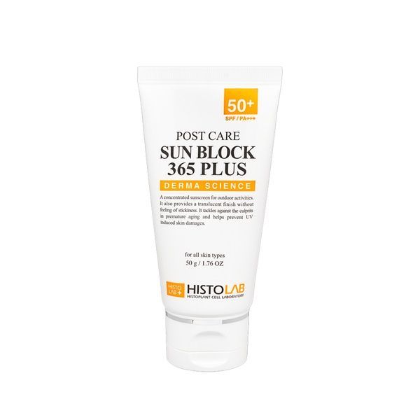 Крем сонцезахисний після процедурний для обличчя SPF 50+ - Histolab Derma Science Post Care Sun Block 365 Plus SPF 50 + / PA +++ H0030-MM фото