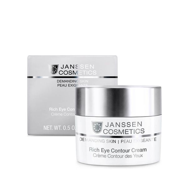 Поживний крем для шкіри навколо очей - Janssen Cosmetics Demandind Skin Rich Eye Contour Cream 0061-MM фото